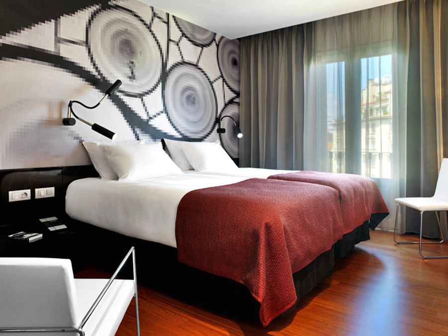 Hotel Bcn Design Barcelona Exteriér fotografie Room at Hotel AC Málaga